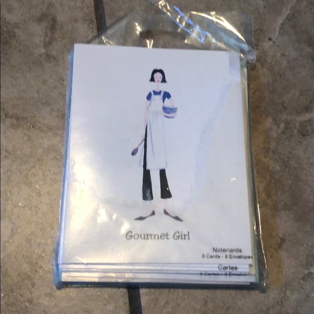 Blank Note Cards - Gourmet Girl